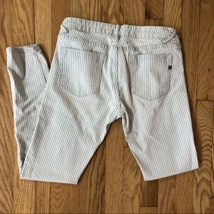 VIGOSS Straight Leg Denim Striped Jeans